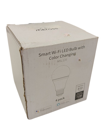 Meross Smart żarówka LED Wi-Fi MSL120 4 sztuki