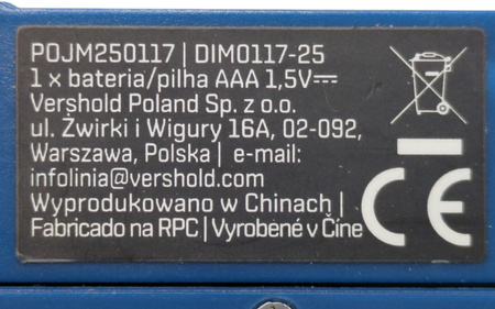 PRZECHYŁOMIERZ NITEO DIM0117-25