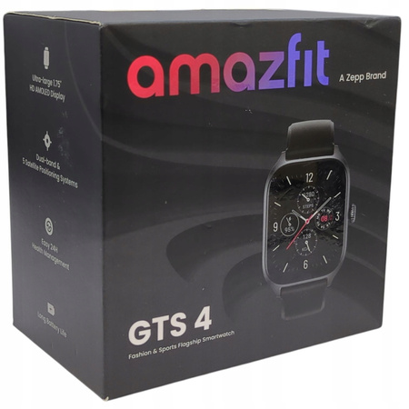 Smartwatch Amazfit GTS 4 Infinite Black Czarny