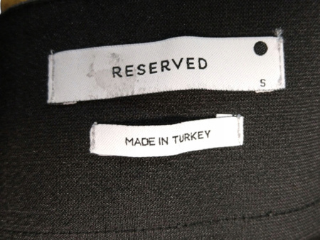 SPODNIE DAMSKIE RESERVED ROZMIAR S CZARNE