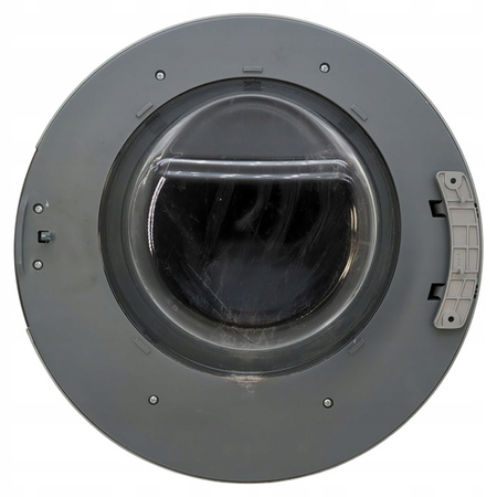 DRZWI CZARNE + ZAWIAS + UCHWYT BEZ LOGO PRALKI MIDEA MF100W60/T-PL