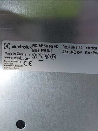 Płyta indukcyjna ELECTROLUX EIV63443, Slim-Fit, Bridge
