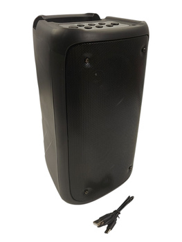 Głośnik Bluetooth Boombox Mobilny USB RADIO LED Bezprzewodowy Przenośny MP3