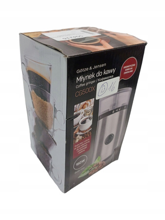 Młynek do kawy GOTZE & JENSEN CG500X 150 W Srebrny