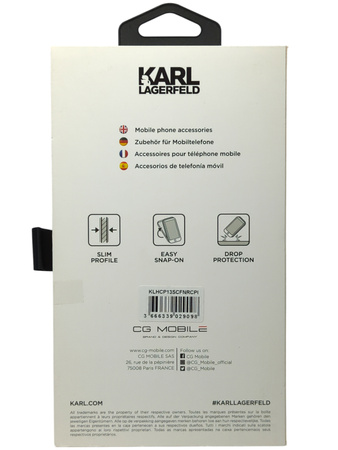 Etui Plecki Karl Lagerfeld do Apple iPhone 13 mini różowy