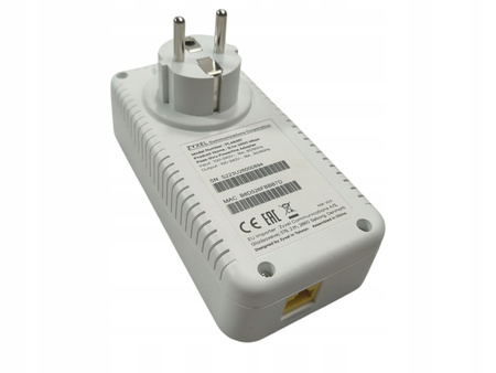 Transmiter Sieciowy Powerline ZYXEL PLA6457 2400 Mb/s, Zasięg 500 m
