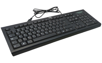 Klawiatura membranowa przewodowa HP PR1101U QWERTY czarna