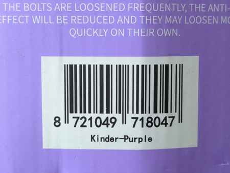 Hulajnoga dziecięca Suotu Rockroad ze świecącymi kółkami Fioletowa