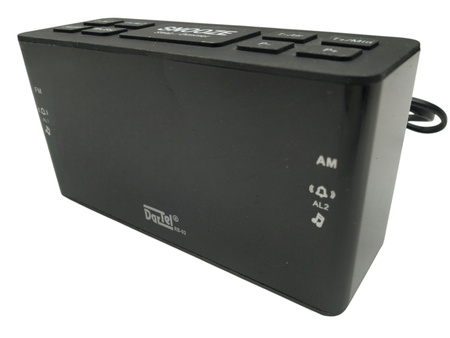 RADIOBUDZIK DARTEL RB-02 DUŻE CYFRY KOLOR CZARNY