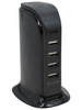 Hykker stacja ładująca USB 30W 5 portów 1x USB -C 4x USB czarna