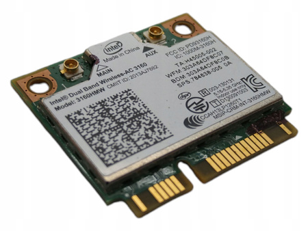Karta sieciowa laptopa Intel AC3160
