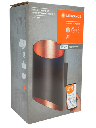 Kinkiet LED ORBIS CYLINDRO 200x127 TW Smart+ WiFi 1200lm 12W Ledvance