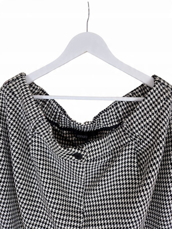 Esmara Spodnie Damskie Białe z czarnym wzorem Rozmiar XXL