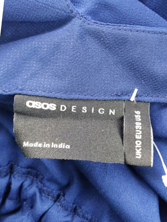 SUKIENKA PLISOWANA ASOS ROZMIAR 38 GRANATOWA