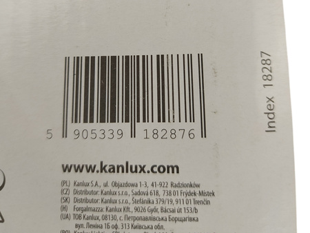 Kanlux Sufitowa oprawa punktowa SEIDY CT-DTL450-B 18287