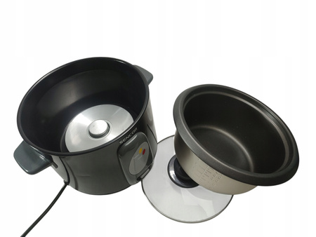 Garnek do gotowania ryżu Ryżowar SENCOR SRM 1001BK 1 litr 400 W Czarny
