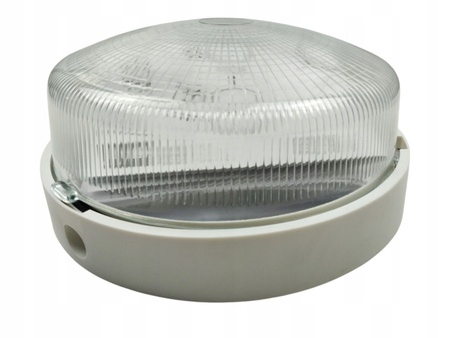 Plafon Bulkhead okrągły 1 x 60 W E27 Biały
