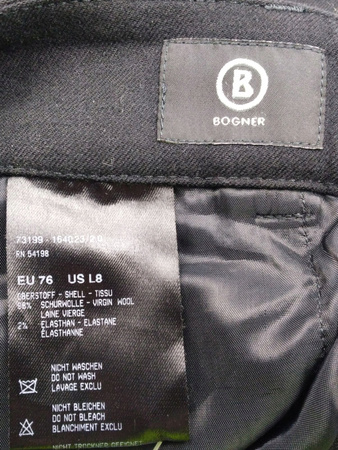 Spodnie damskie Bogner w kolorze czarnym, rozmiar 76