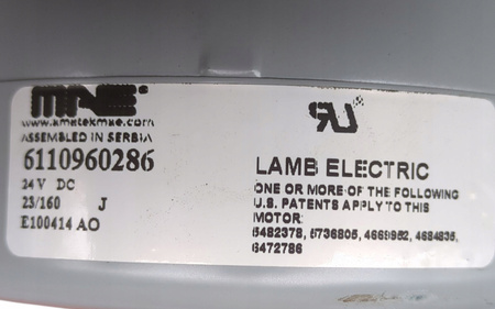 SILNIK SSĄCY SZOROWARKI LAMB ELECTRIC 6110960286