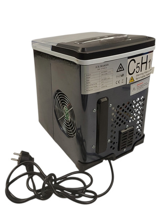 Kostkarka do lodu HZB-12/SB czarna 100W 2L 12kg/dobę