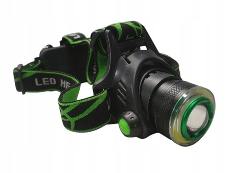 AKUMULATOROWA LATARKA CZOŁOWA LED