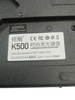 Klawiatura Yindiao K500 RGB przewodowa 104 klawisze membranowa