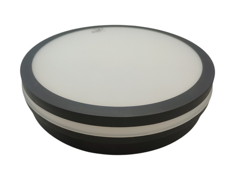 Plafoniera LED BENO 24W NW-O-SE GR okrągła grafitowa barwa neutralna