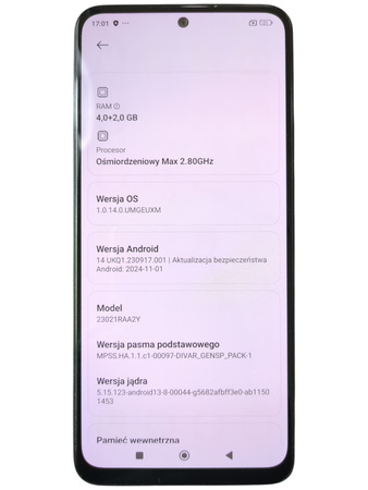Smartfon Xiaomi Redmi Note 12 23021RAA2Y 4/128GB AMOLED 6.67 120Hz