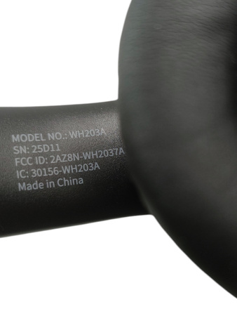 Słuchawki bezprzewodowe nauszne ULIPTZ WH203A czarne