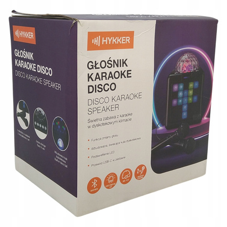 Głośnik przenośny Hykker BKSD-110 czarny 10W