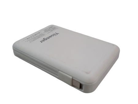 Powerbank Yiisonger KT-D011 10000mAh z wbudowanymi kablami BIAŁY