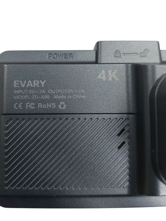 KAMERA SAMOCHODOWA WIDEOREJESTRATOR + KAMERA COFANIA 4K WIFI WDR 64 GB QR