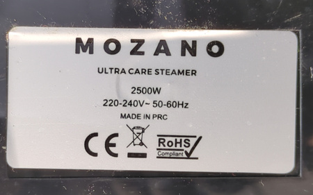 PAROWNICA DO UBRAŃ STEAMER PAROWY ŻELAZKO DO UBRAŃ DESKA MOZANO 2500W 3w1