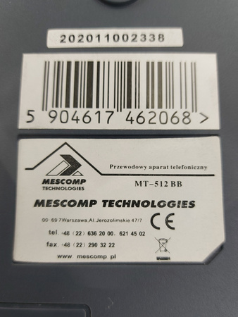 Telefon stacjonarny przewodowy Mescomp MARIA MT-512 dla Seniora