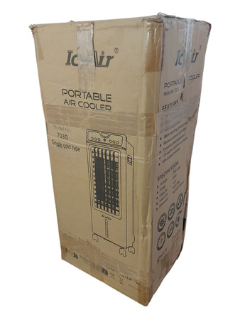 Klimator IcyAir WAC-703D 65W 4,5L 550m³/h pilot 3 tryby timer oscylacja