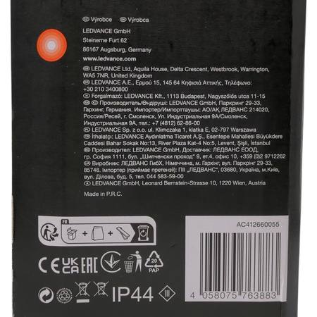 LAMPA LED SOLARNA LIGHT SPOT RGB+TUNABLE SMART LEDVANCE IP44 60lm 0,60W