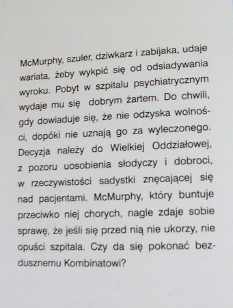 Lot nad kukułczym gniazdem Ken Kesey