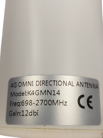 Antena zewnętrzna wielokierunkowa 4G LTE 698-2700 MHz KASER K4GMN14