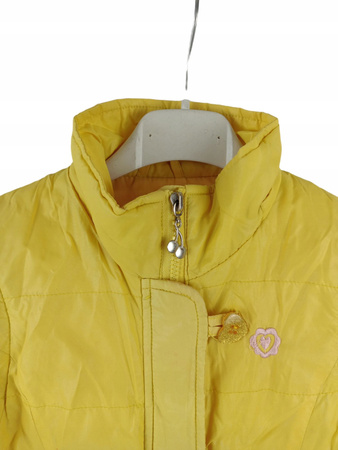 Kurtka dziewczęca ŻÓŁTA ROZ.116. HTRANG
