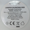 Lampka biurkowa LED Smukee 240298-A-W RGB akumulatorowa 13 W biała