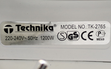 Żelazko Technika TK-2765 1200W funkcja pary i spryskiwacz