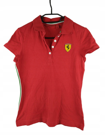 Polo damskie FERRARI Rozmiar 34 Czerwone