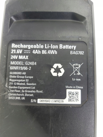 Akumulator Greenworks G24B4 24V 4Ah