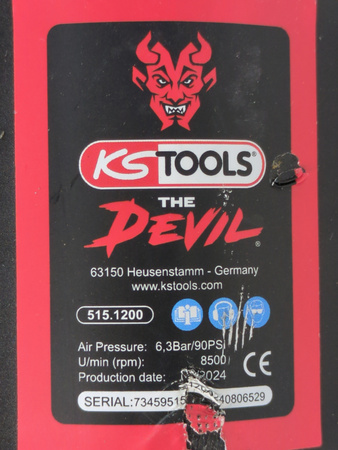 Pneumatyczny klucz udarowy KSTOOLS DEVIL 515.1200 moment 1600 Nm