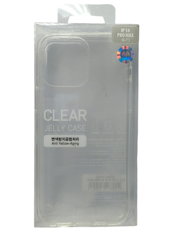 Etui Mercury Jelly Clear do Apple iPhone 14 Pro Max przezroczysty