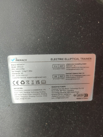 Merach Mr-E37B2 Mini Eliptyczny Trenażer 12 Prędkości