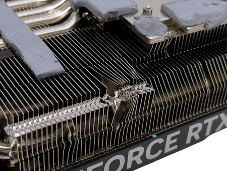 Chłodzenie karty graficznej NVIDIA MSI RTX 4080 Ventus 3X