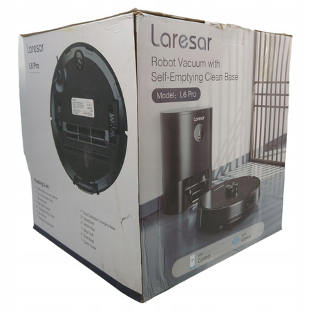 Robot sprzątający LARESAR L6 PRO + Stacja czyszcząca