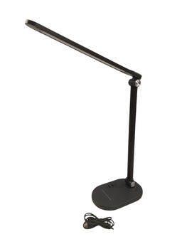 Lampka biurkowa LED Boronasd JY013A z timerem Czarny