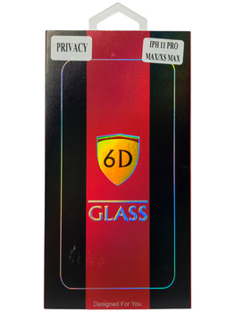Hartowane szkło 6D Privacy Glass do iPhone Xs Max / 11 Pro Max